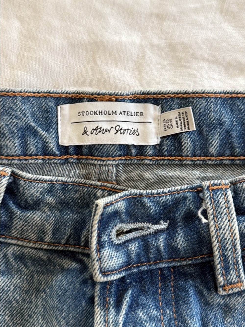 & Other Stories Women's Medium Blue High-Rise Jeans